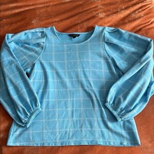 Banana Republic Light Blue Knit Top